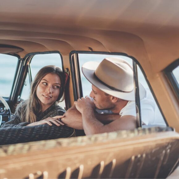 Will + Bear Calloway Fawn Felt Fedora Hat Brand New NWT Wool Size Medium - Picture 2 of 14